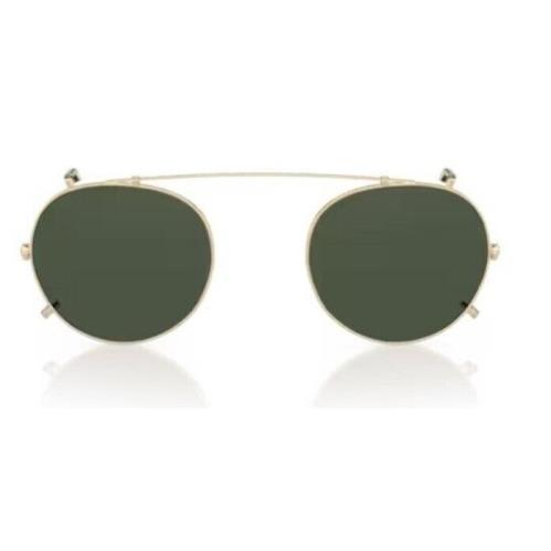 Oliver Peoples 0OV5186CM Gregory Peck Clip 50359A Gold/green 45mm Men`s Clip On