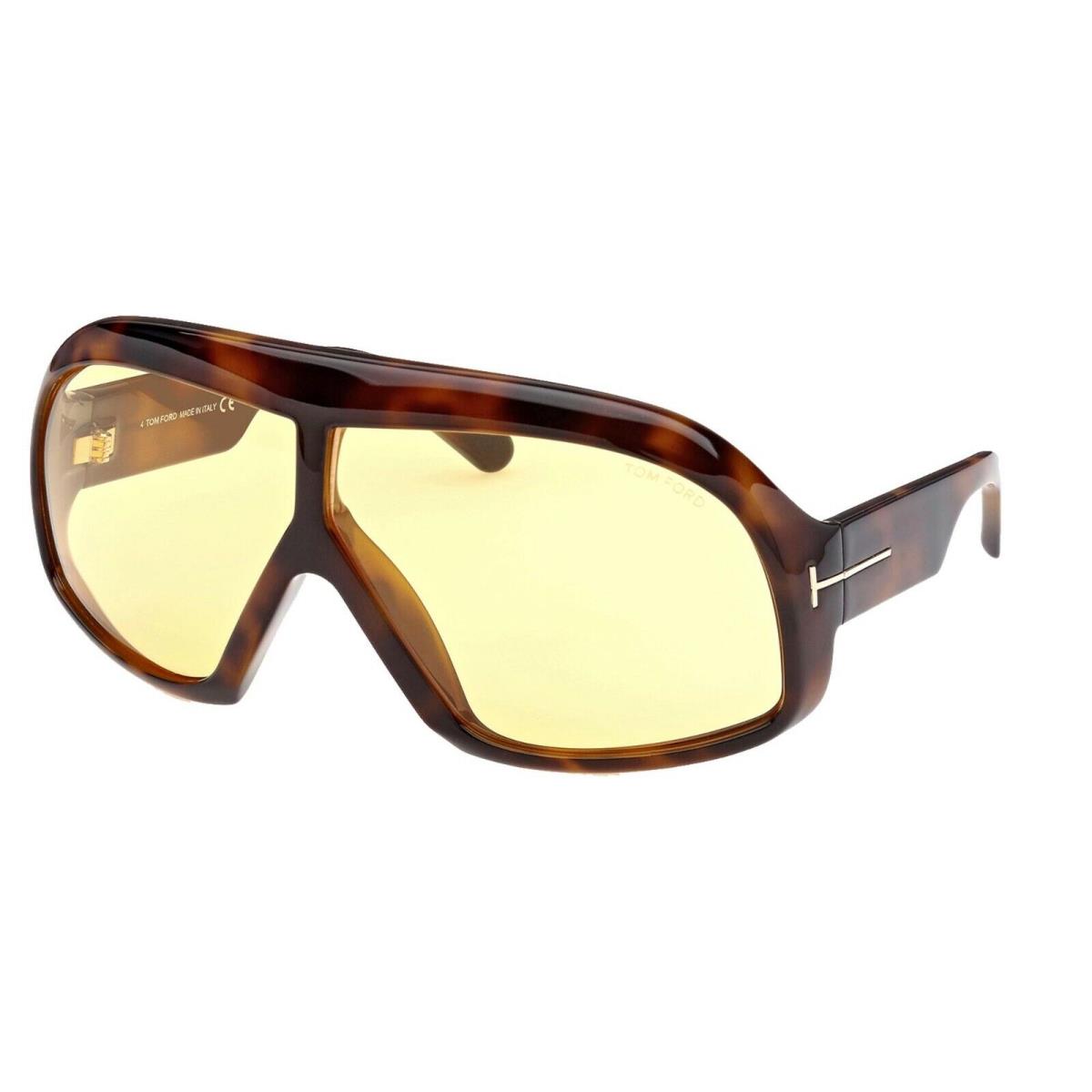 Tom Ford Cassius FT 0965 Dark Havana/light Brown Yellow 52E Sunglasses