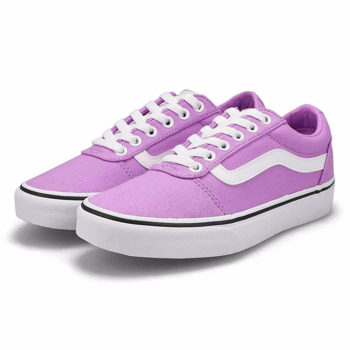 Vans Ward Low Sneaker Canvas Lavender Women`s Size 9.5 Women Shoes - Purple