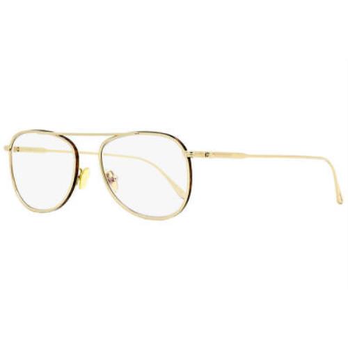 Tom Ford Men`s Eyeglasses Shiny Rose Gold Navigator Full-rim Frame FT5691-B 028