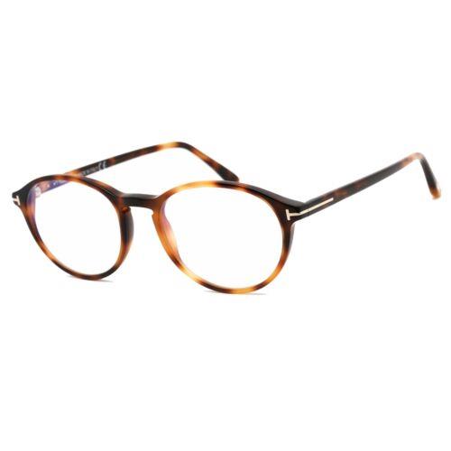 Tom Ford Unisex Eyeglasses Blonde Havana Full-rim Plastic Frame FT5753-B 053