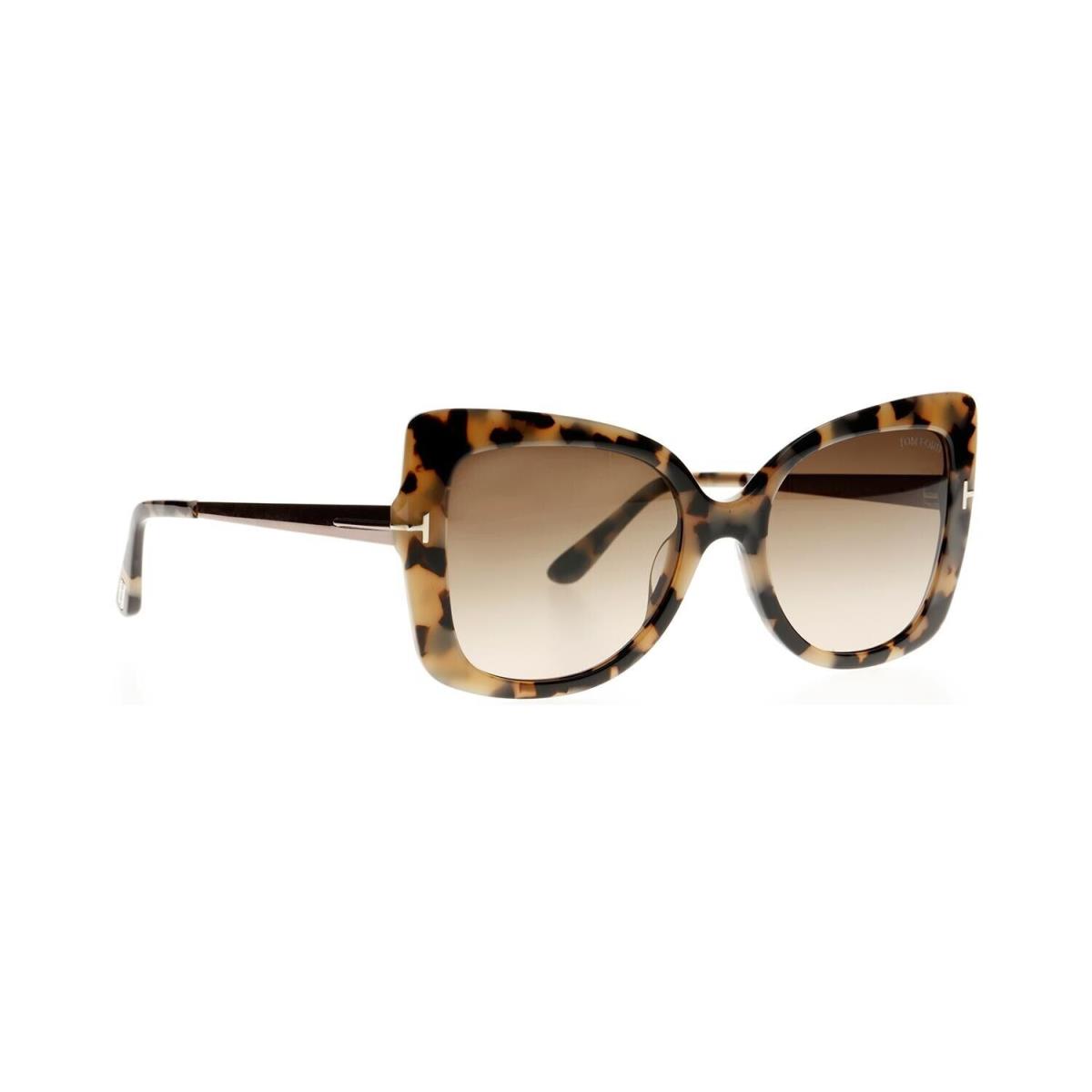 Tom Ford Butterfly Women`s Sunglasses FT0609 S 55K