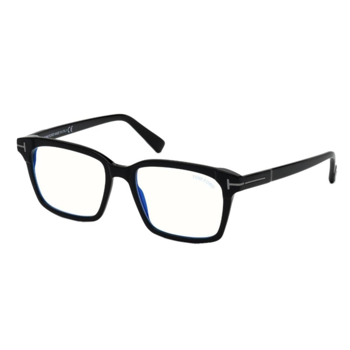 Tom Ford Eyeglasses TF 5661-B-N 001 54-18 145 Black Ruthenium Silver Frames