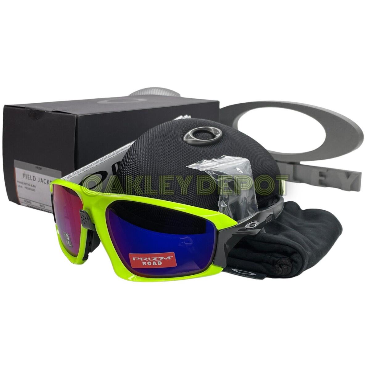 Oakley Field Jacket 009402 Retina Burn/prizm Road Sunglasses - Frame: RETINA BURN, Lens: PRIZM ROAD
