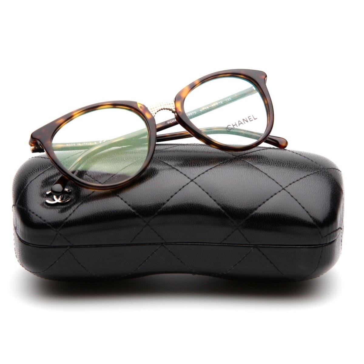Chanel CH 3370 c.714 Petite Tortoise Eyeglasses 48-19-135 B40mm Italy