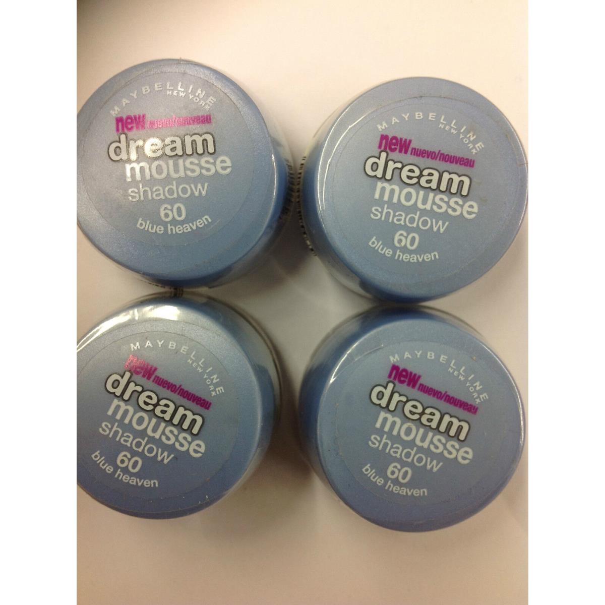 4 X Maybelline Dream Mousse Eye Shadow Blue Heaven 60 New and Sealed