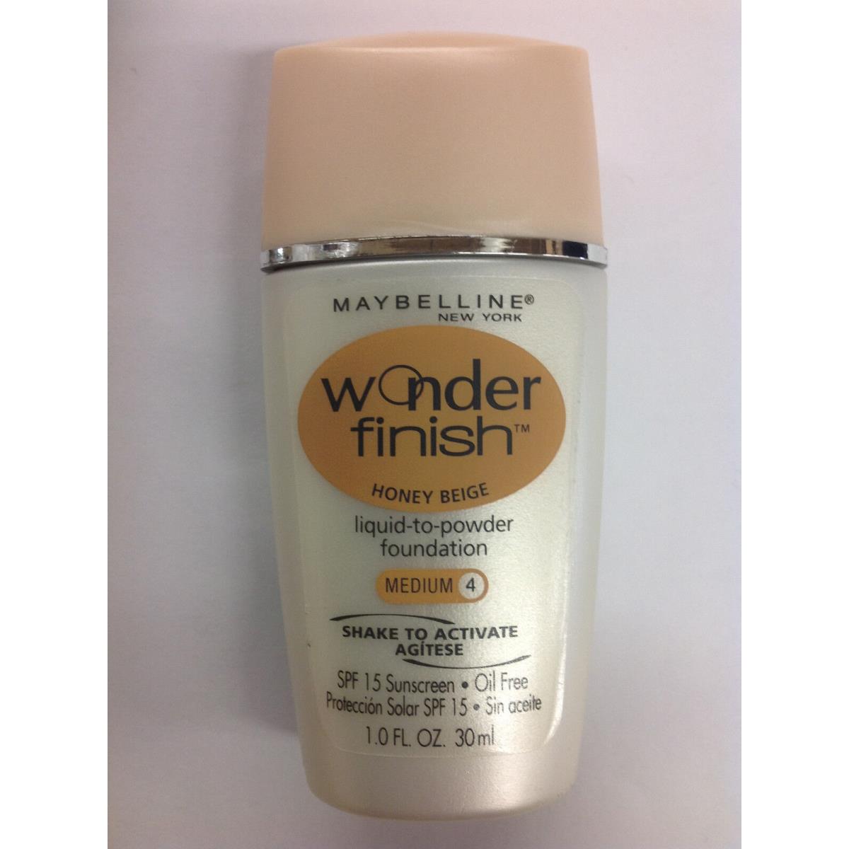 Maybelline Wonder Finish Liquid-to-powder Foundation Honey Beige MEDIUM-4