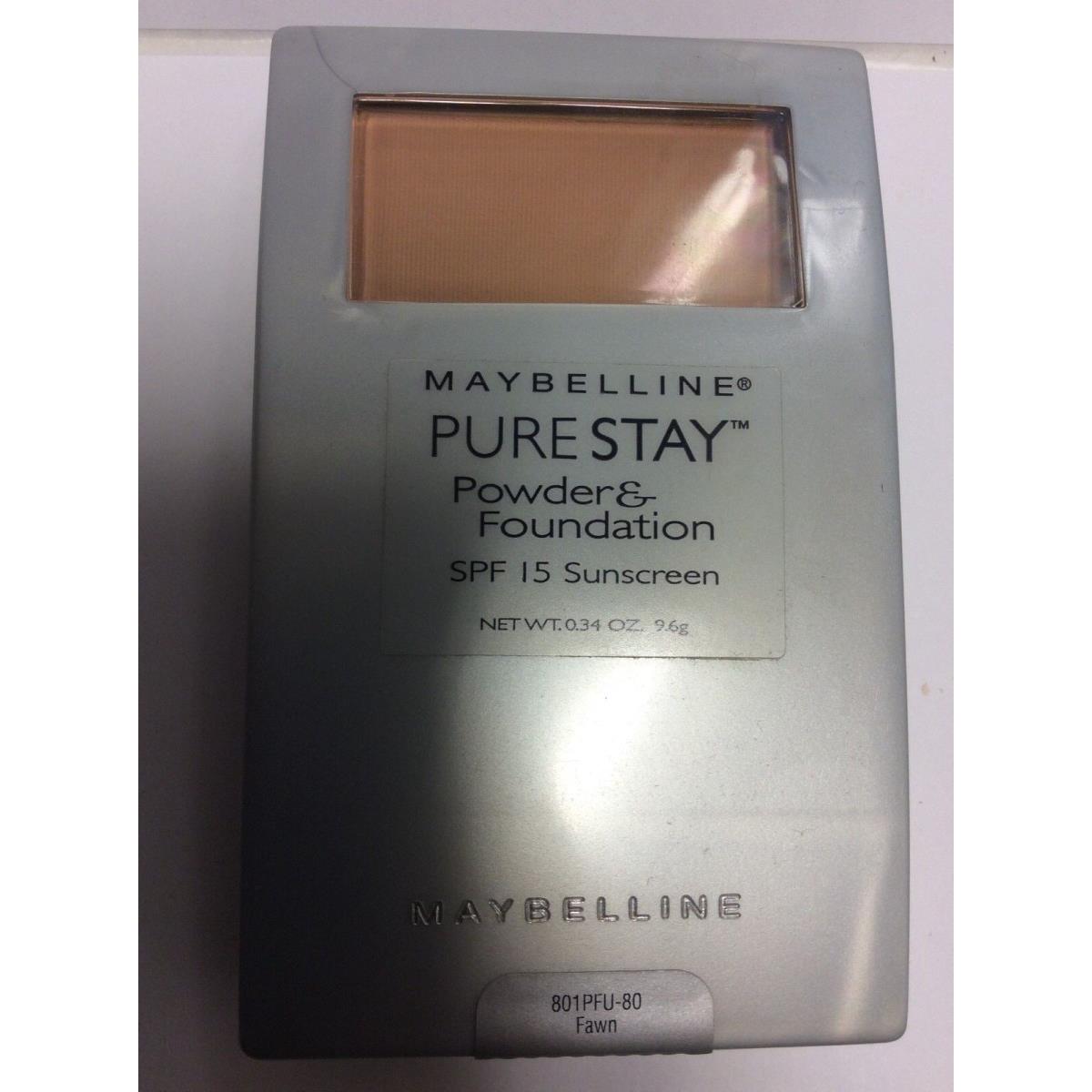 Maybelline Pure Stay Powder Foundation Fawn New