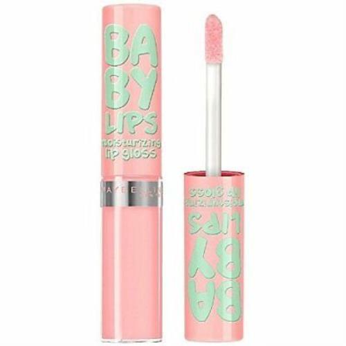 10pc Maybelline Baby Lips Moisturizing Lip Gloss Life`s a Pea 0.18 oz