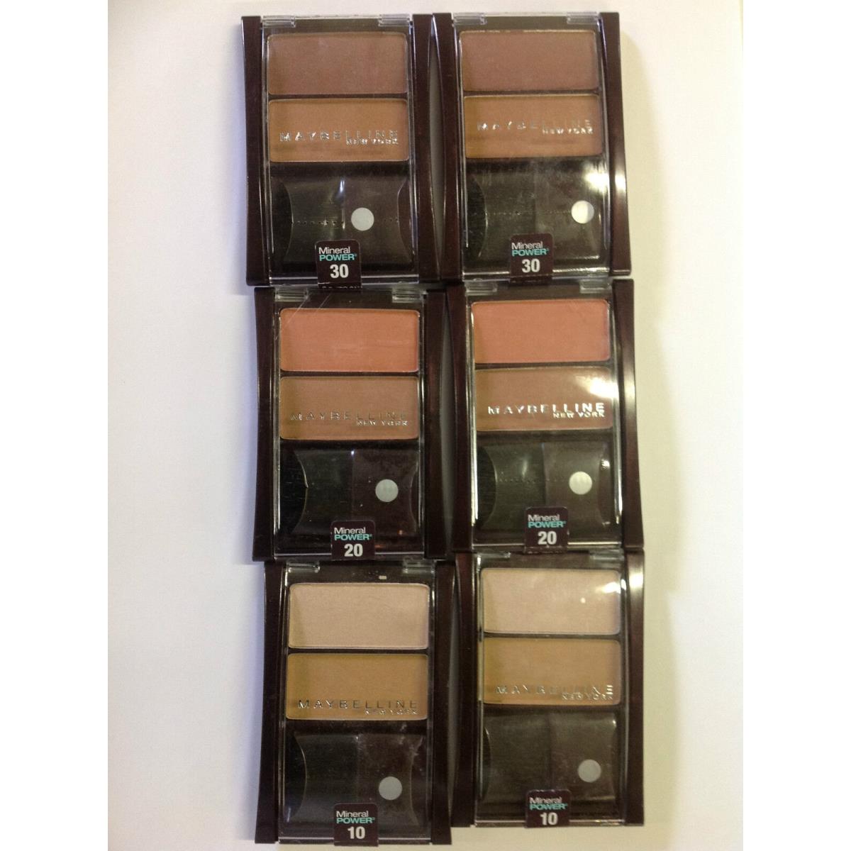 42 X Maybelline Mineral Power Bronzing Powder Duo Assorted 3 Colors New