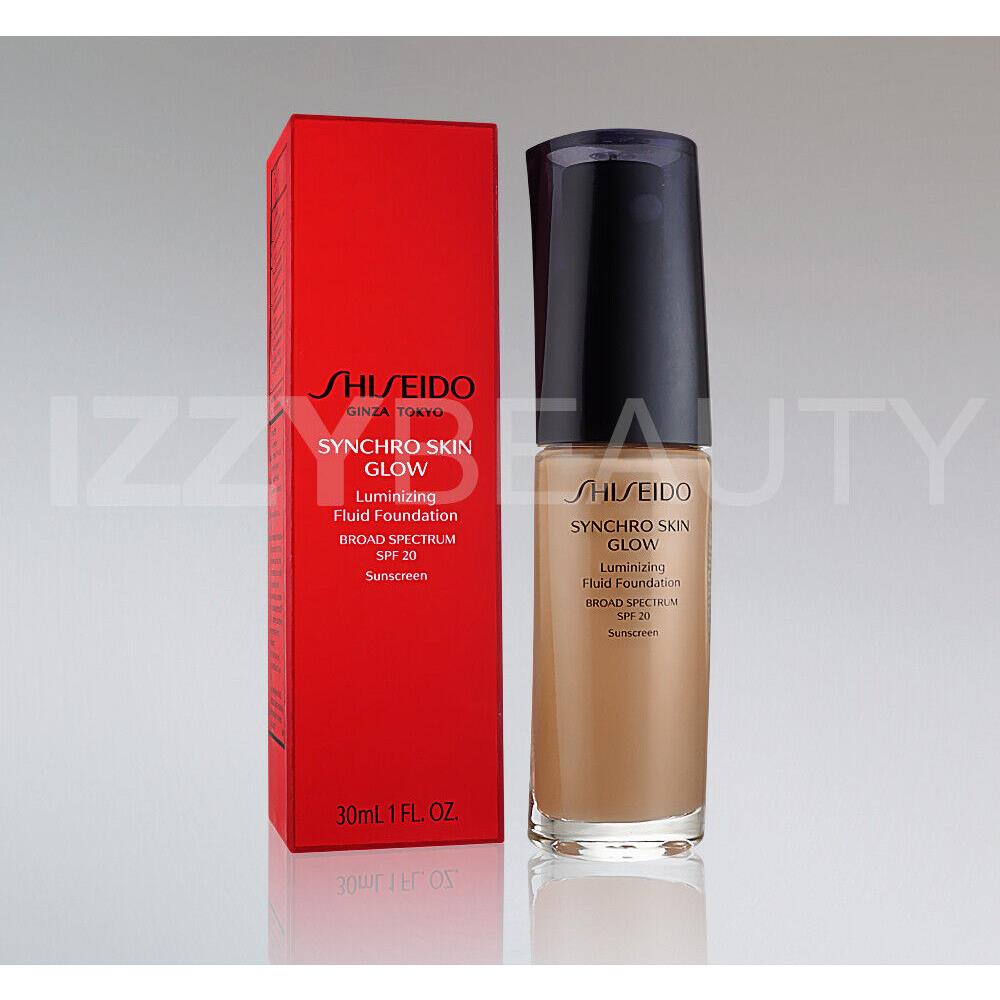 Shiseido Synchro Skin Glow Luminizing Fluid Foundation - Pick Your Shade