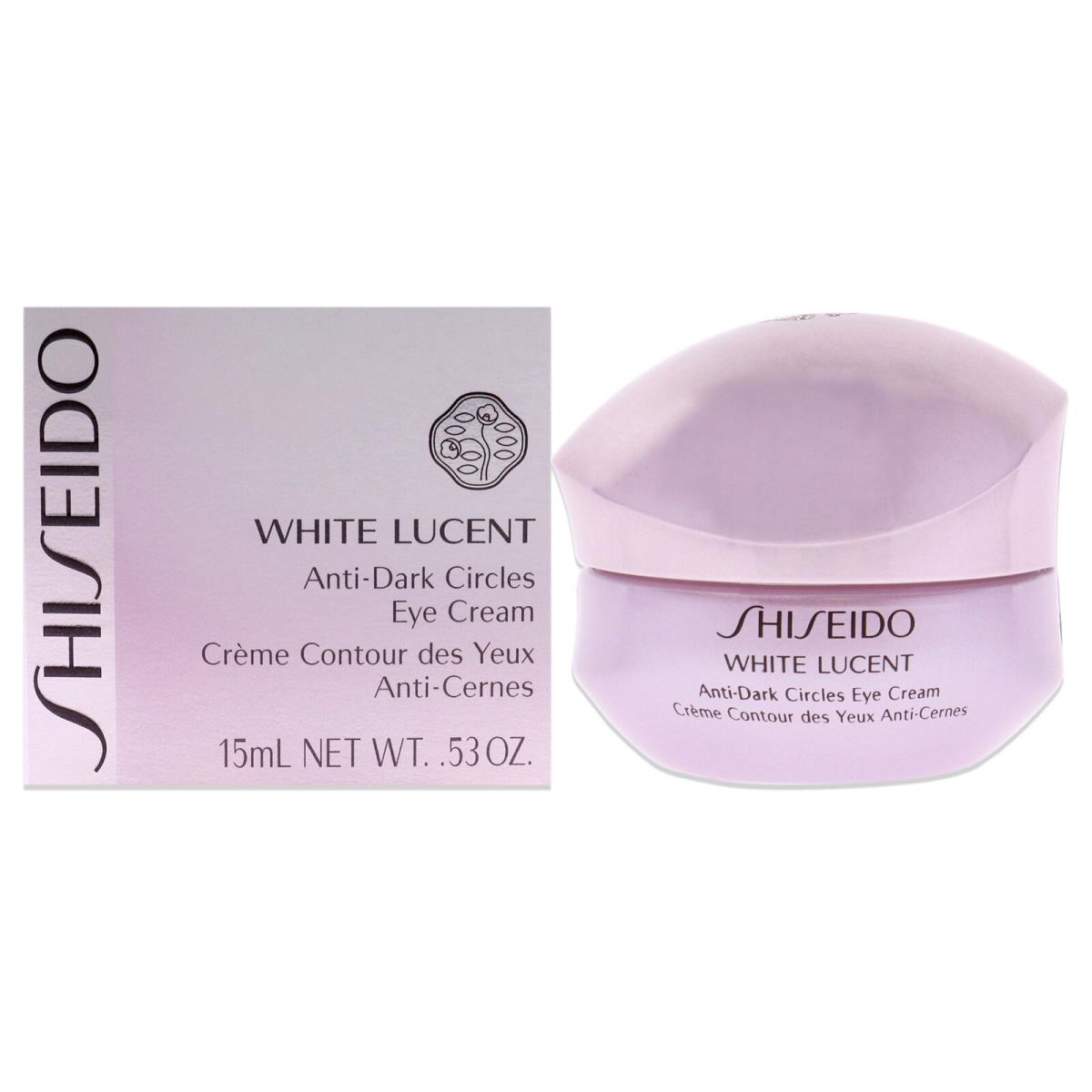 White Lucent Anti-dark Circles Eye Cream by Shiseido For Unisex - 0.53 oz Cream