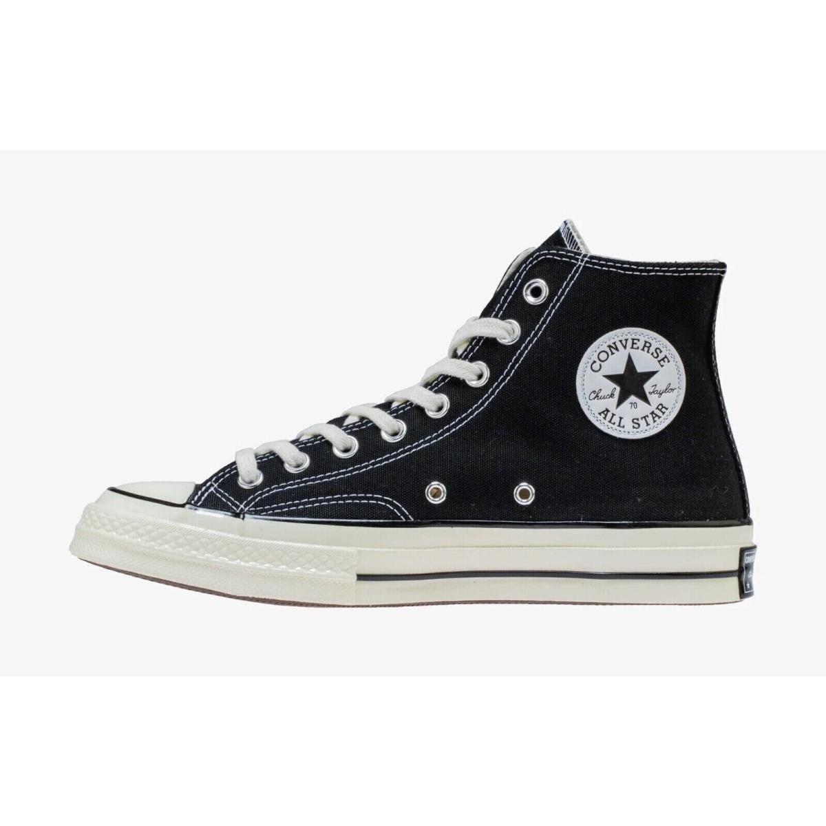 Converse Unisex Chuck 70 Vintage Canvas High Top Shoes Black Egret 162050C h