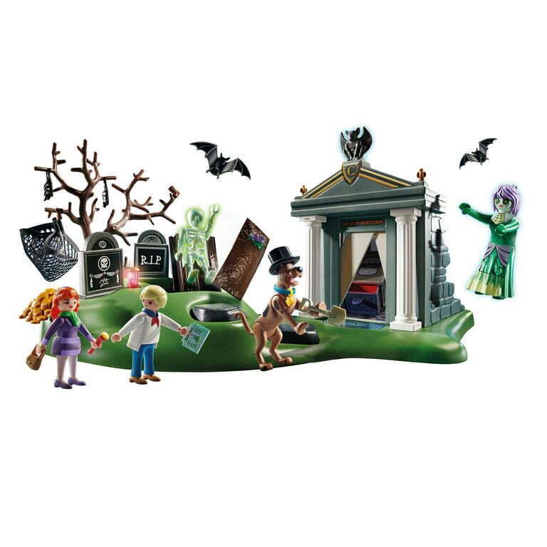 Playmobil Scooby-doo Adventure in The Cemetery Playset Toy Gift