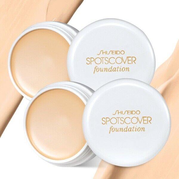 Pack of 2 Shiseido Spots Cover Foundation S100 20g Exp 2025