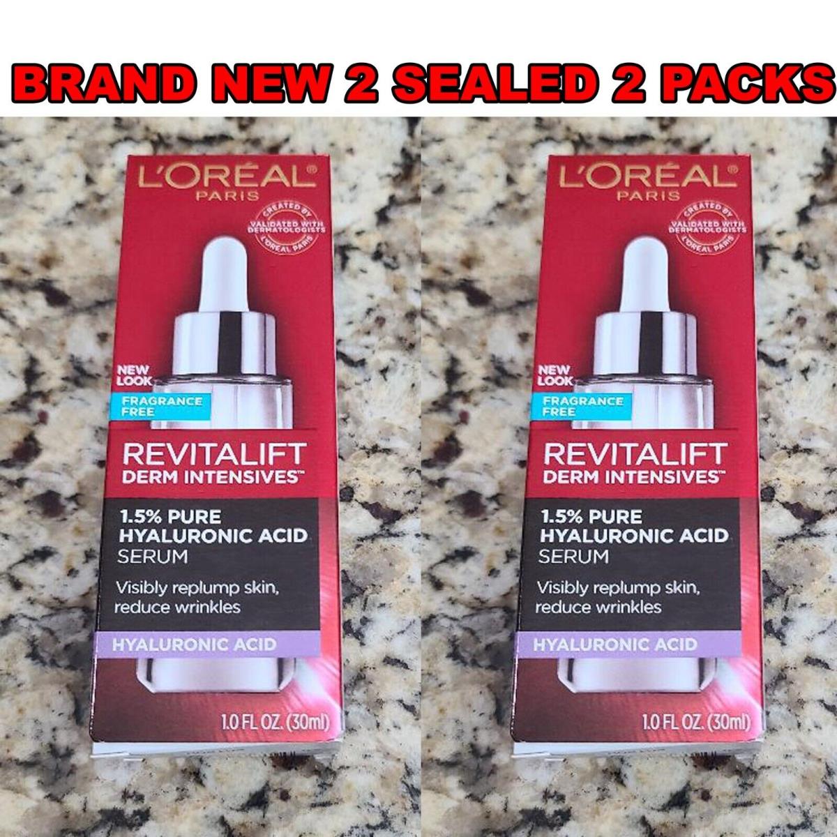 L`oreal Revitalift Fragrance Free Derm Intensives 1.5%PURE Hyaluronic Acid Serum