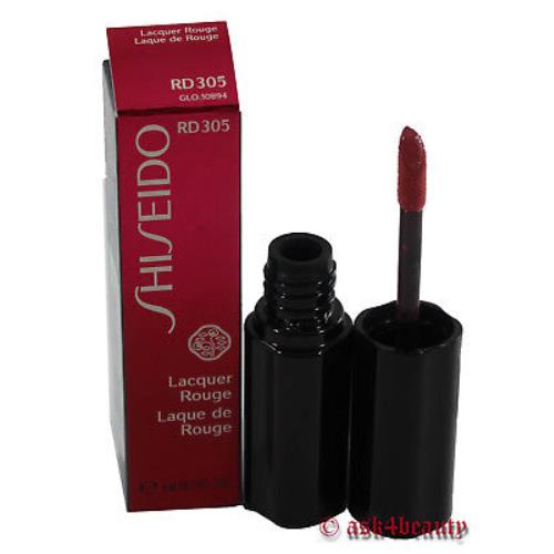 Shiseido Laquer Rouge Lip Gloss RD 305 0.2oz / 6ml