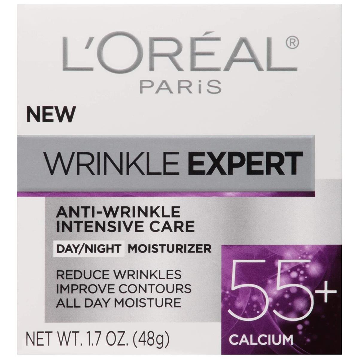 L`oreal Paris Anti-wrinkle Expert Intensive Care Moisturizer 1.7 OZ Pack Of 6