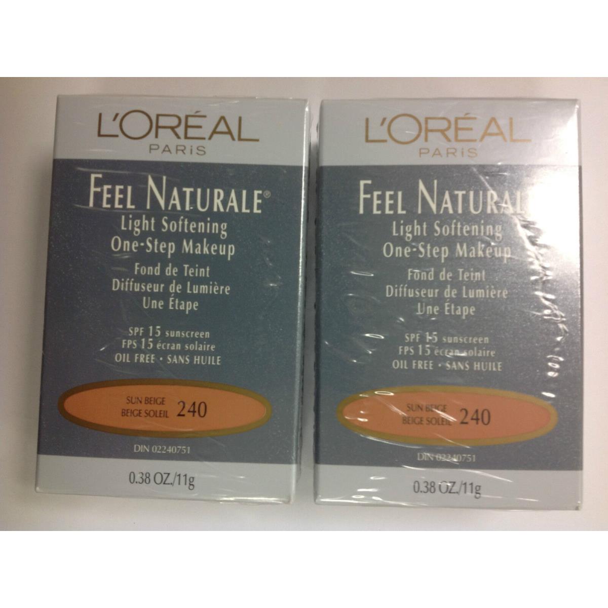 4 X L`oreal Feel Naturale Light Softening One Step Makeup Sun Beige 240