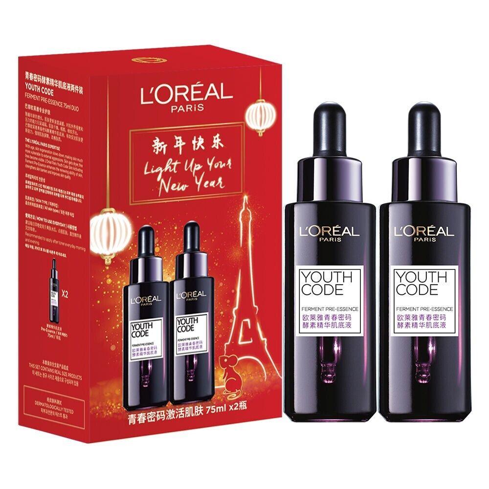 L`oreal Youth Code Skin Activating Ferment Pre-essence 2.5 Oz / 75 mL - 2 Pack