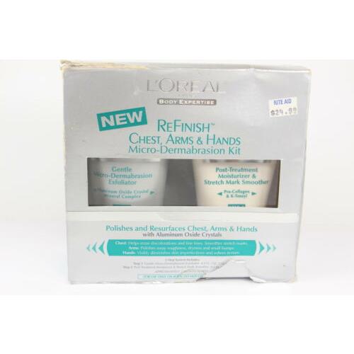 2 Pack L`oreal Expertise Refinish Chest Arms Hands Micro-dermabrasion 2 Pc U31D