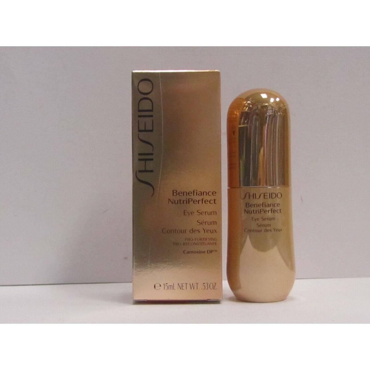 Shiseido Benefiance Nutriperfect Eye Serum Pro-fortifying Carnosine DP 0.53 oz