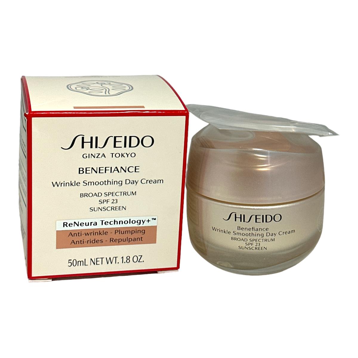 Shiseido Ginza Tokyo Benefiance Wrinkle Smoothing Day Cream Spf 23 50ml/1.8oz