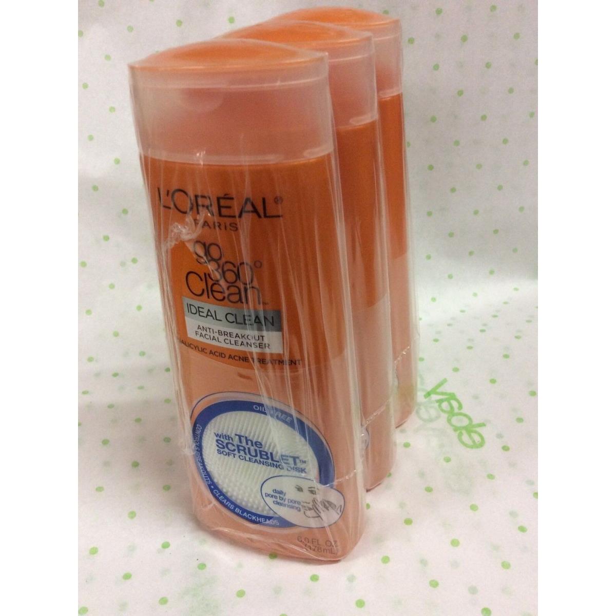 3 Xl`oreal Paris Go 360 Clean Anti-breakout Facial Cleanser For Acne Prone Sk