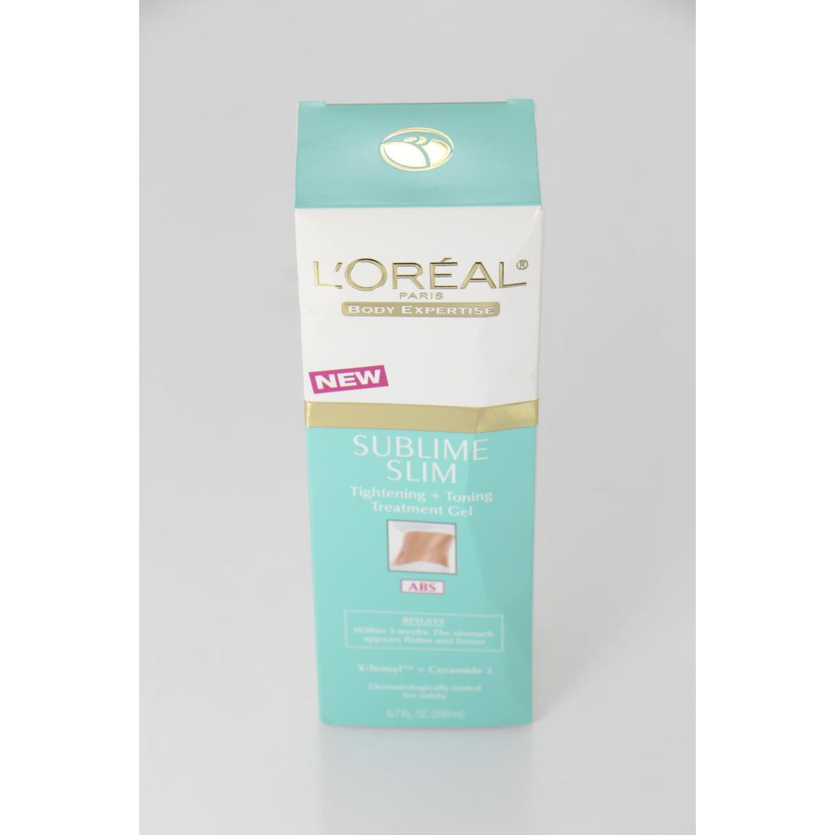 3 Pack L`oreal Sublime Slim Tightening + Toning Treatment Gel Abs 6.7 fl oz U13A