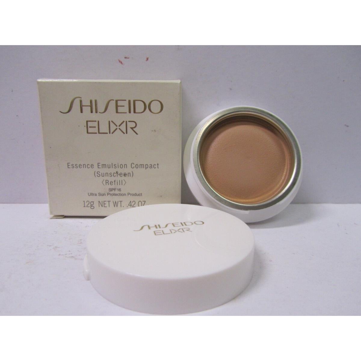 Shiseido Elixir Essence Emulsion Compact Refill Spf 16 Color Ochre 20