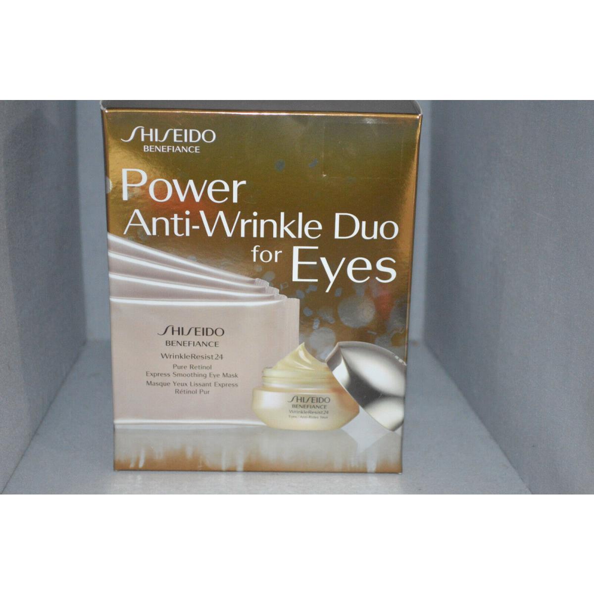 Shiseido Power Anti Wrinkle Duo For Eyes Set Boxed