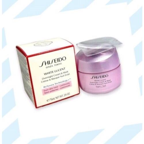 Shiseido White Lucent Overnight Cream Snd Mask 75 Ml