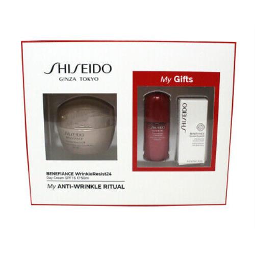 Shiseido Benefiance WrinkleResist24 Day Cream SPF15 Skincare Set
