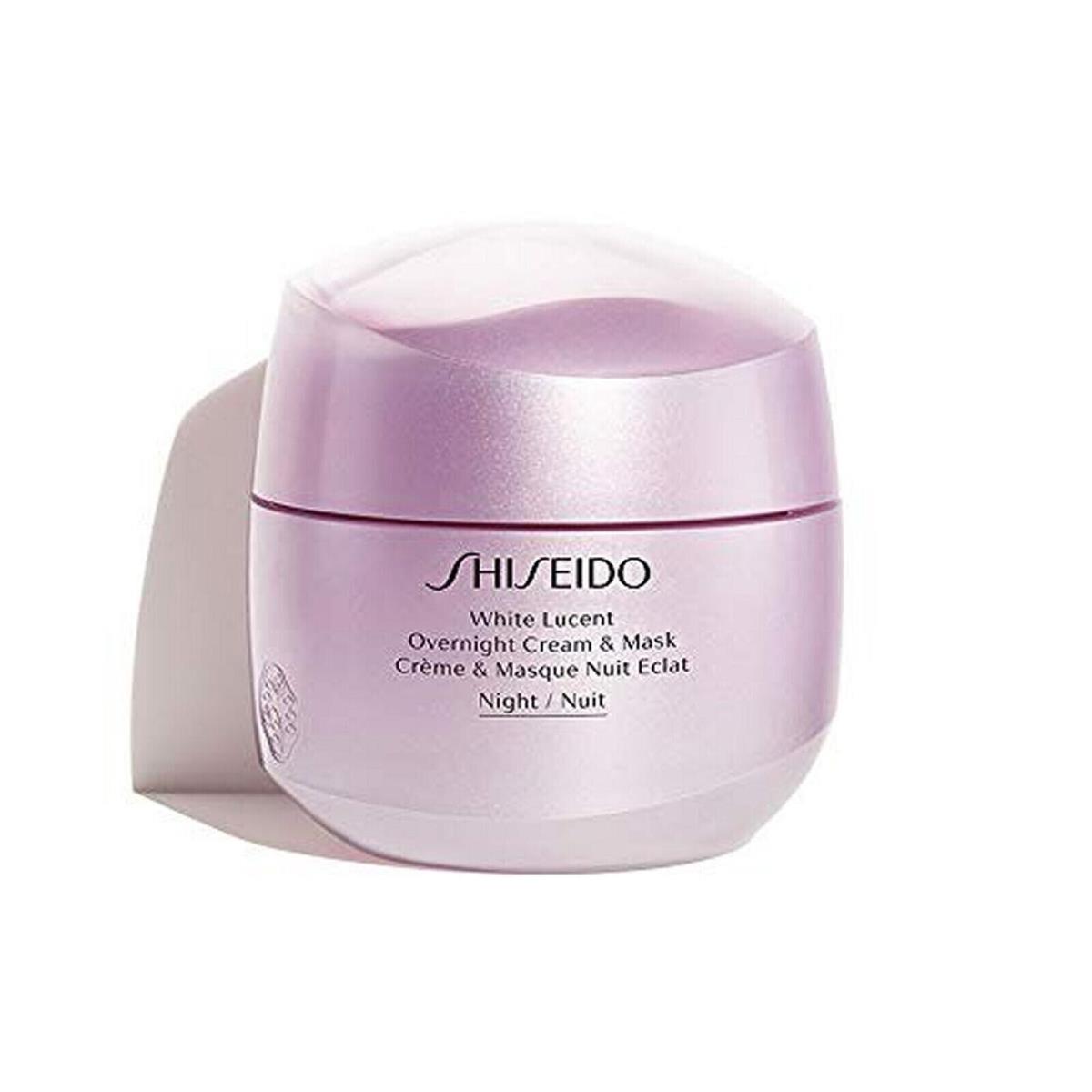Shiseido White Lucent Overnight Cream Mask 2.6 oz - 75ml