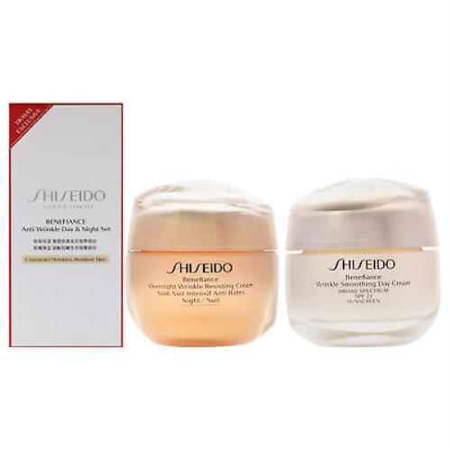 Anti-wrinkle Day and Night Set by Shiseido For Unisex - 2 Pc