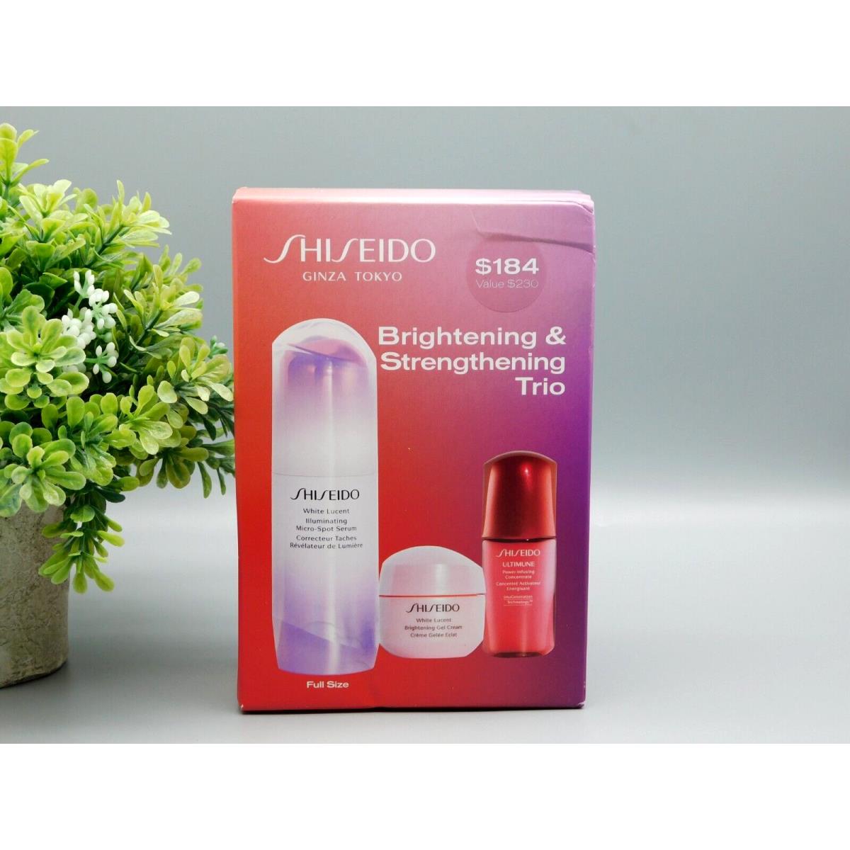 Shiseido Ginza Tokyo Brightening Strengthening Trio Gift Set