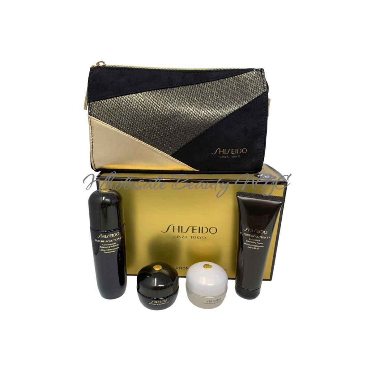 Shiseido Future Solution LX Travel Collection- Purify Soften Protect Restore