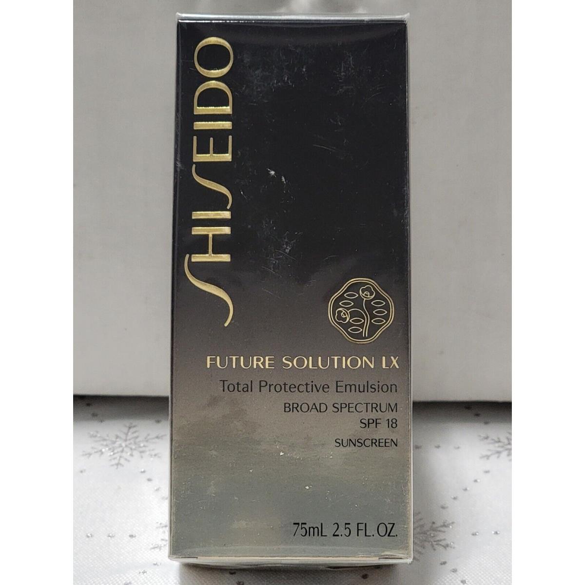 Shiseido Future Solution LX Total Protective Emulsion Spf 18 2.5 oz