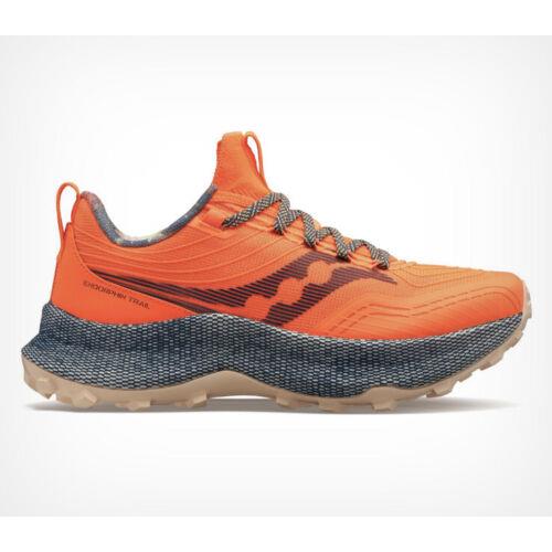 Trail Shoes Saucony Endorphin Trail Mens Orange Size 10 S20647-65