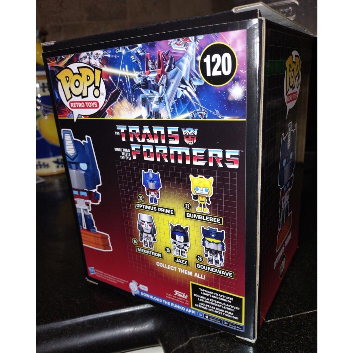 Funko Pop Lights and Sounds Transformers Optimus Prime Exclusive Figure IN Hand
