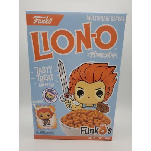 Funko Pop Funko Shop Exclusive Thundercats Lion-o Cereal W/pocket Vinyl Toy