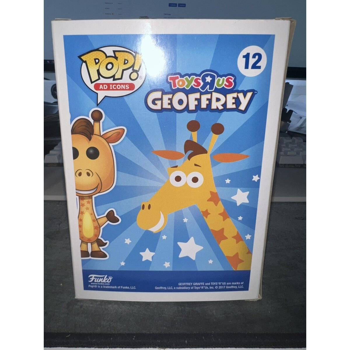 Funko Geoffrey Flocked Toysrus Pop ad Icons 12 Vaulted