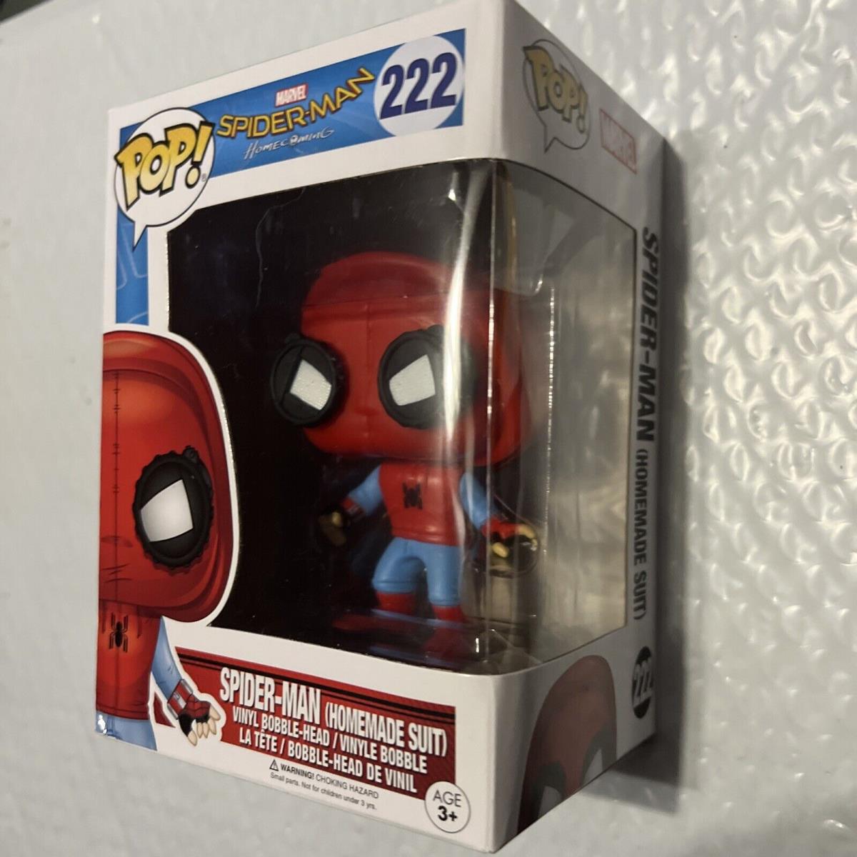 Funko Pop: Marvel Spider-man 222 Homemade Suit Wear Box