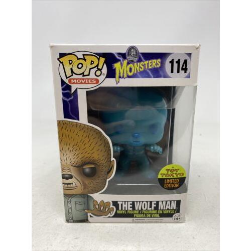 Funko Pop The Wolfman 114 Universal Monsters Toy Tokyo Limited Ed W/protector
