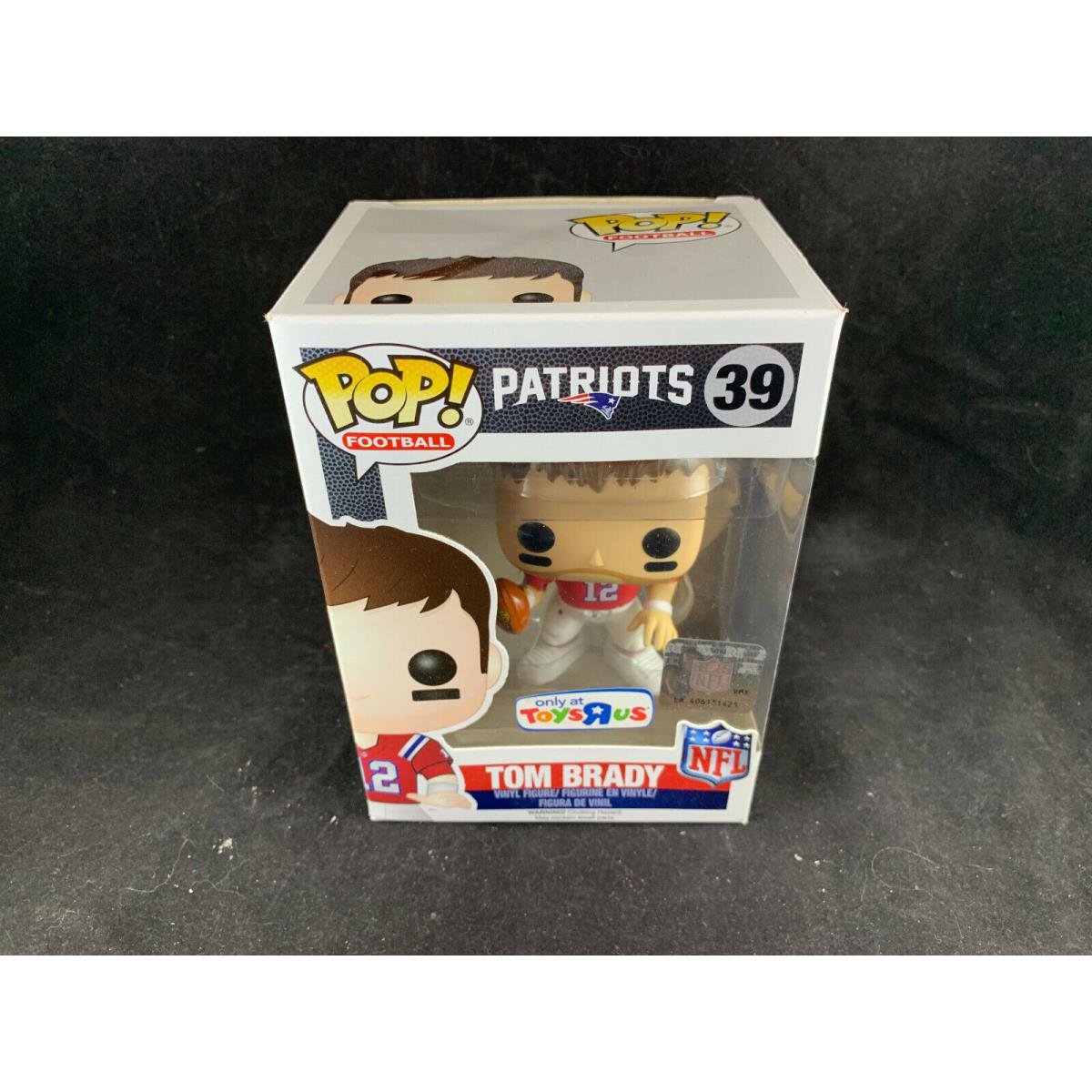 Funko Pop Tom Brady 39 Toys R US Exclusive Red Jersey Vaulted Rare