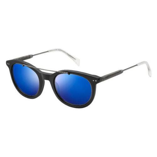 Tommy Hilfiger 1348S JU4/XT Black Wood / Blue Sly Sunglasses
