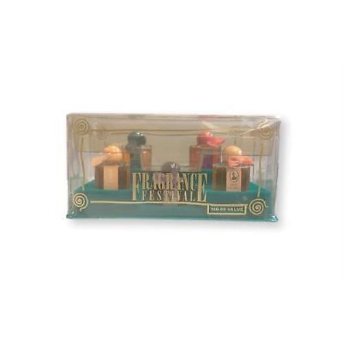 Chloé Fragrance Festival Collection of 5 Miniature Valuable Parfums Rare Green Box