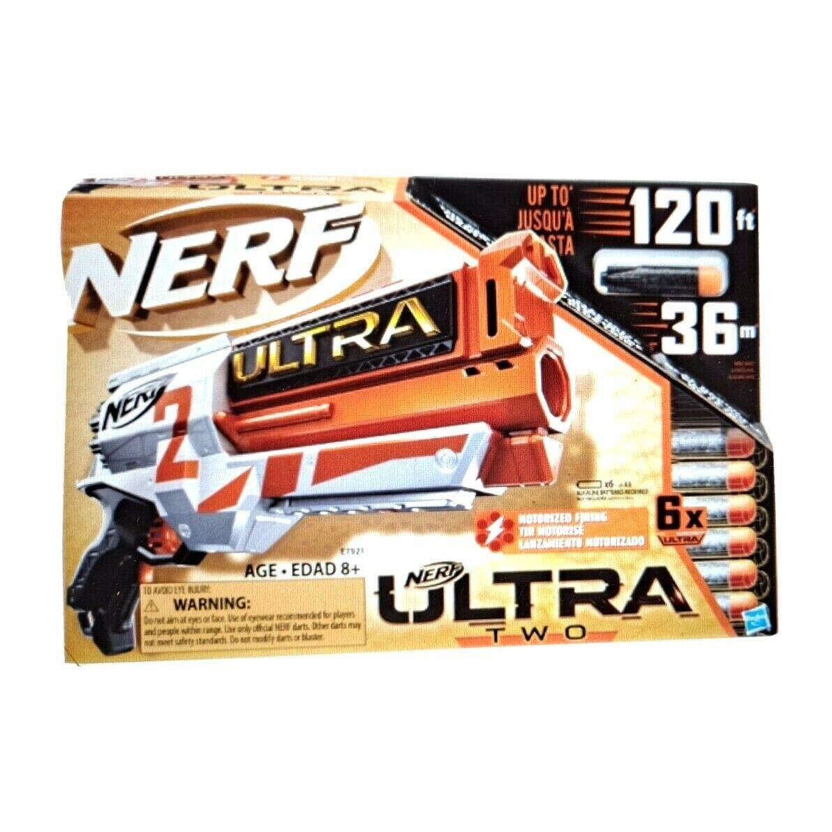 Nerf Ultra 2 Two Motorized Firing Blaster with Fast Back Reloading Toy Gun