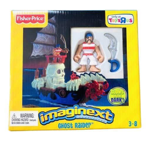 Imaginext Ghost Raider Glows IN The Dark Pirate Ship Toy R US Exclusive Box
