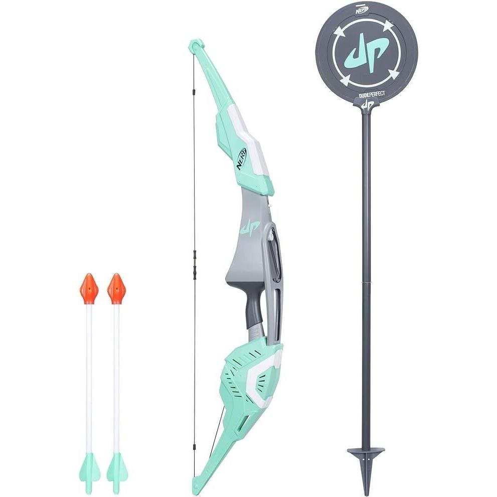 Nerf Sports Signature Bow with 2 Whistling Arrows For Kids Teens and Adults